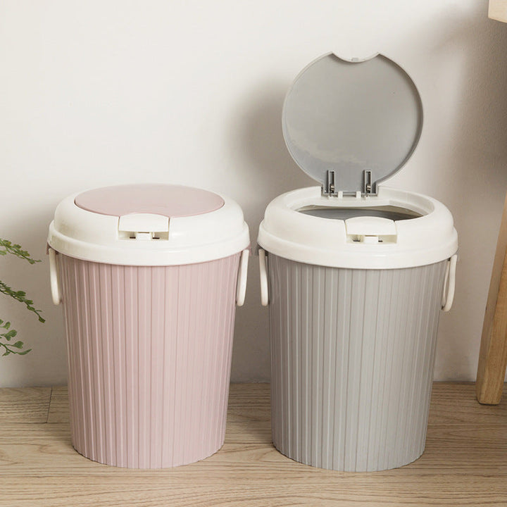 Transform Your Space with the Clamshell Plastic Trash Can
