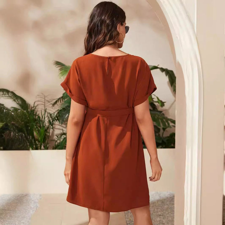 Embrace Elegance with Our Bat Sleeve Maternity Shaping Dress