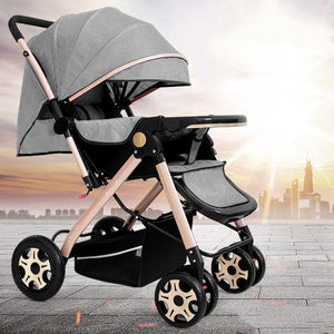The Ultimate Lightweight Foldable Shock Absorbing Baby Stroller