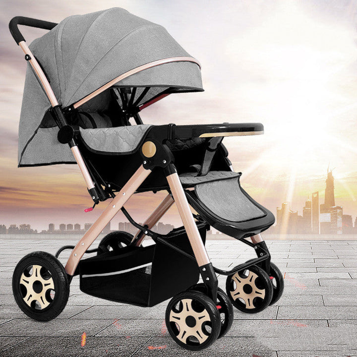 The Ultimate Lightweight Foldable Shock Absorbing Baby Stroller